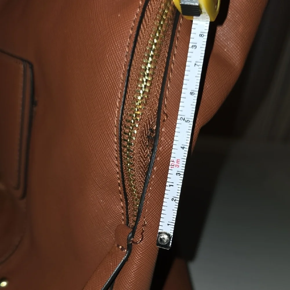 Steve Madden Tan Leather Briefcase